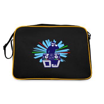 Table de mixage DJ Shirt Club Digital Deck avec écouteurs - Sac Retro - noir/or - Dos