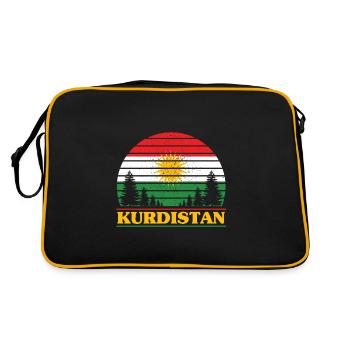 Kurdistan - Sac Retro - noir/or - Dos