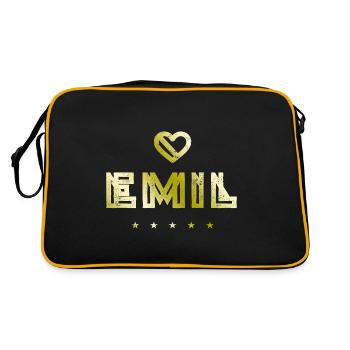 Emil Herz - Retro Bag - black/gold - Back