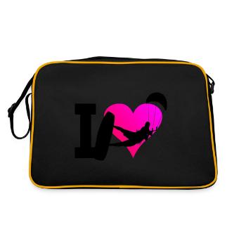 Kiting Kite Kitesurfing Kitesurfing Kitesurf - Sac Retro - noir/or - Dos