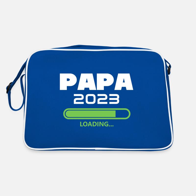 Papa 2023 Loading future dad 2023 Retro Bag
