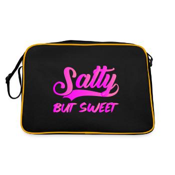 Salty But Sweet 9 - Retro Bag - black/gold - Back