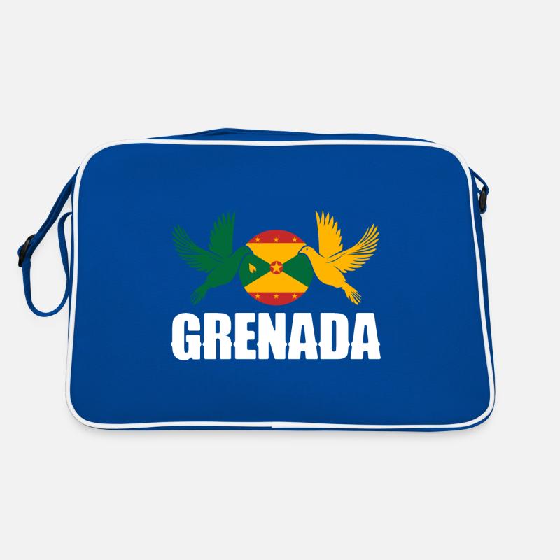 Grenade Grenadien Grenadien Drapeaux Oiseaux Sac Retro