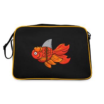 Poissons rouges Poissons sous-marins Aquariophiles Contenu des poissons - Sac Retro - noir/or - Dos