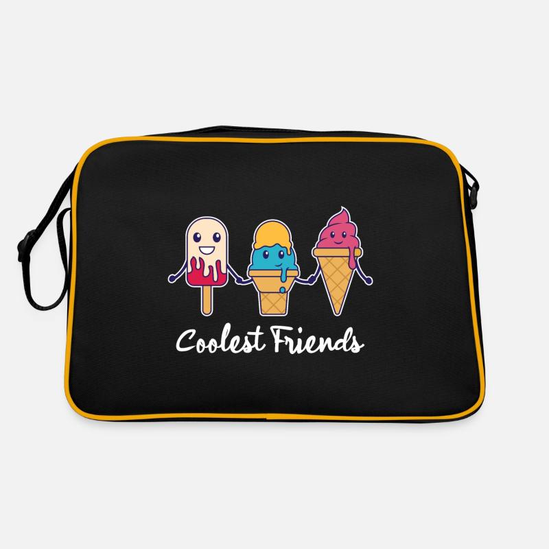 Crème glacée Été Crème glacée Fun Kids Popsicles Sac Retro