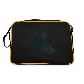 Bobsleigh bobsleigh à deux hommes bobsleigh femmes - Sac Retro - noir/or - Dos