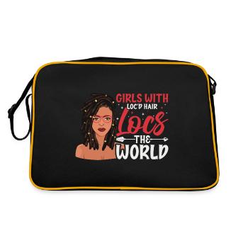 African-Black Pride History Month LOCD-K - Retro Bag - black/gold - Back