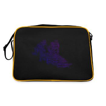 Bobsleigh Hommes Bobsleigh Deux hommes Bobsleigh Femmes - Sac Retro - noir/or - Dos