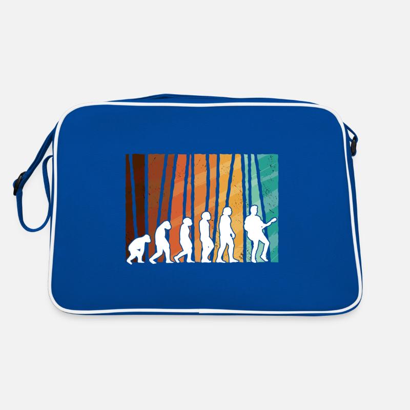 Human Evolution Guitar Band Retro Vintage Retro Tasche