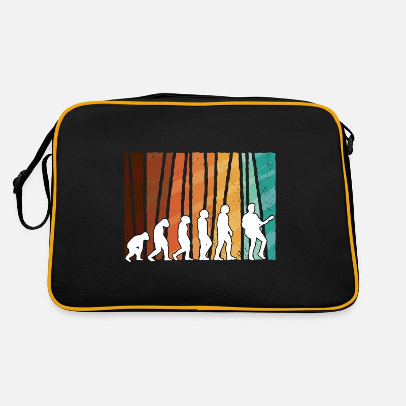 Human Evolution Guitar Band Retro Vintage Sac Retro