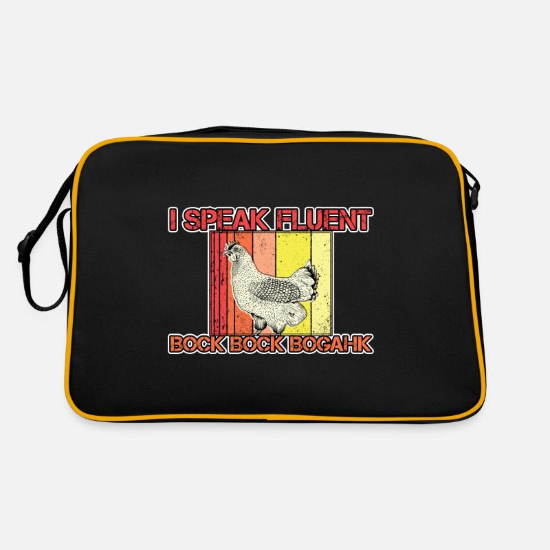 Je parle couramment Bock Bock Bogahk 3 Sac Retro