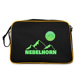 Corne de brume grimpante - Sac Retro - noir/or - Dos