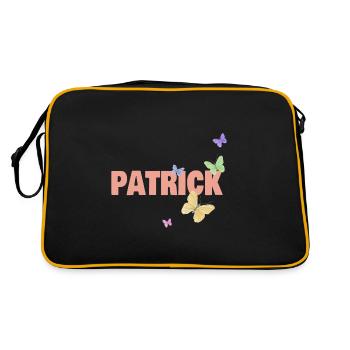 Patrick Patrick - Retro Tasche - Schwarz/Gold - Hinten