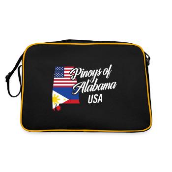 Les Philippins de l’Alabama conçoivent pour de fiers Fil-Ams - Sac Retro - noir/or - Dos