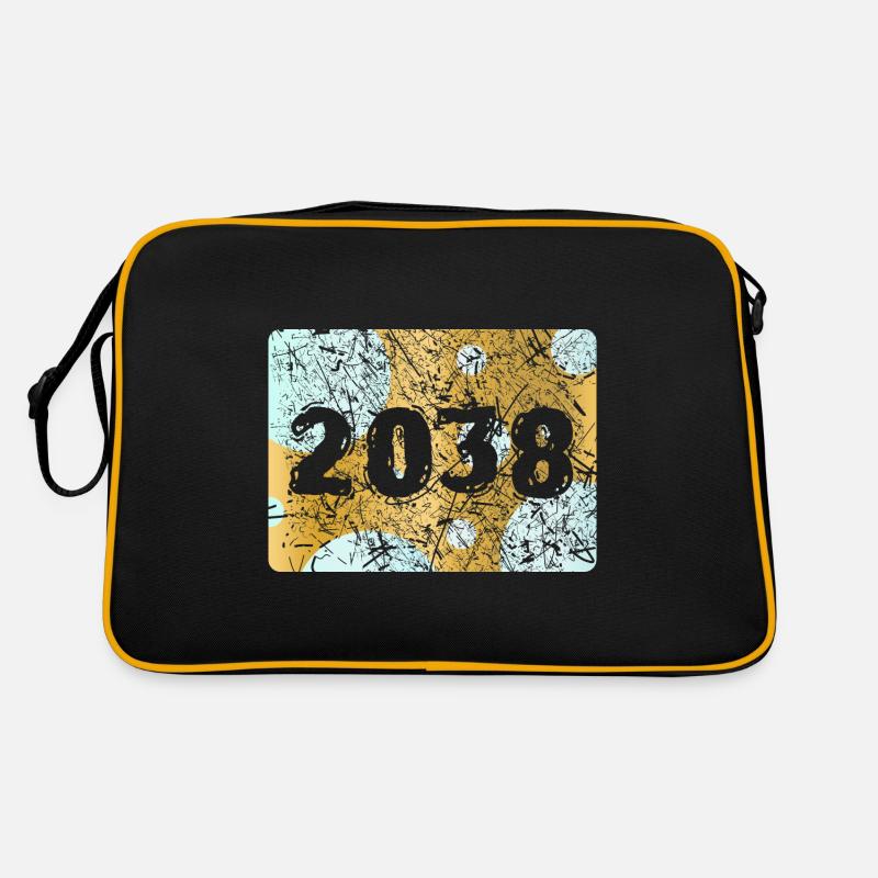 Zahl 2038 Retro Tasche