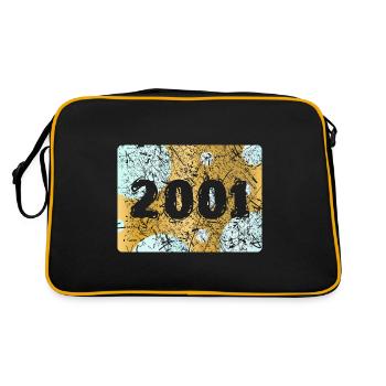 2001 2001 - Sac Retro - noir/or - Dos