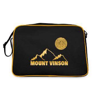 Mount Vinson - Retro Bag - black/gold - Back