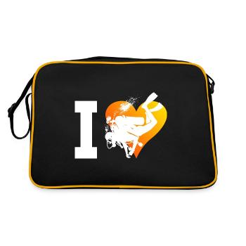 Diver Scuba Diver Scuba Diver Women - Retro Bag - black/gold - Back