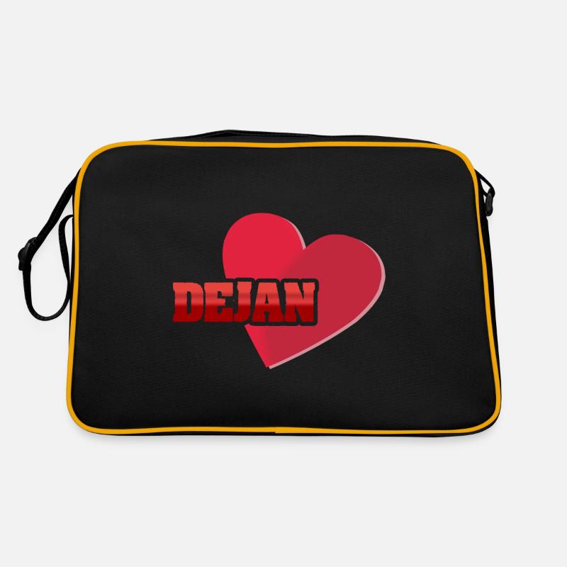 First name Dejan Retro Bag