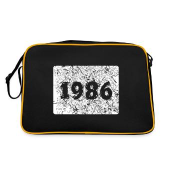 1986 - Sac Retro - noir/or - Dos