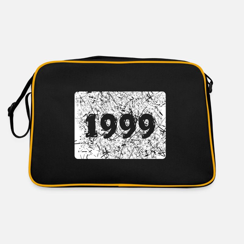 1999 1999 - Retro Tasche - Schwarz/Gold