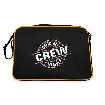 Membre officiel de l’équipage - Sac Retro - noir/or - Dos