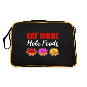 Hole Food Poison pour dents sucrées - Sac Retro - noir/or - Dos