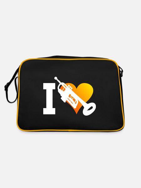 Women's Trumpet Games Trumpet Players Men - Retro Bag - black/gold - Back
