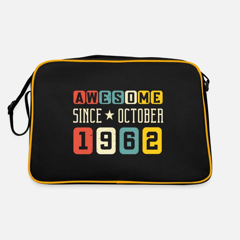 October 1962 - 60th Birthday Gift. Legend. Retro Bag