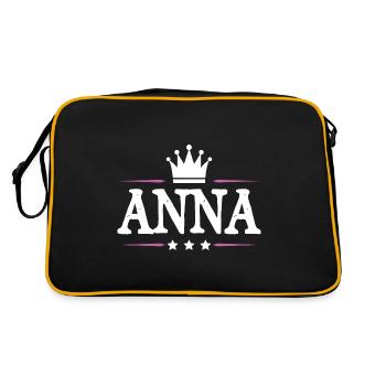 Anna - Retro Bag - black/gold - Back