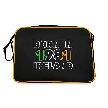 Born in 1981 - Retro Bag - black/gold - Back