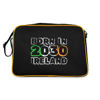 Ireland 2030 - Retro Bag - black/gold - Back