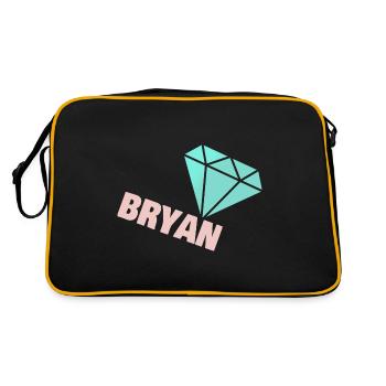 Edel Bryan - Sac Retro - noir/or - Dos