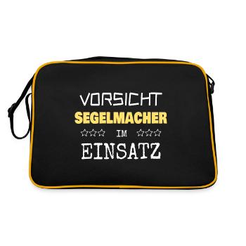 Cadeau pour voilerie - Sac Retro - noir/or - Dos