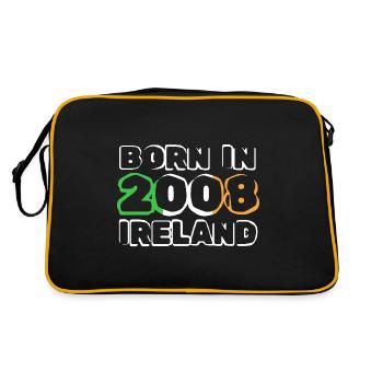 Né en 2008 - Sac Retro - noir/or - Dos