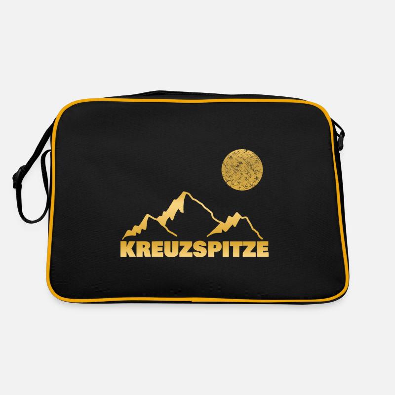 Berg kreuzspitze Retro Tasche