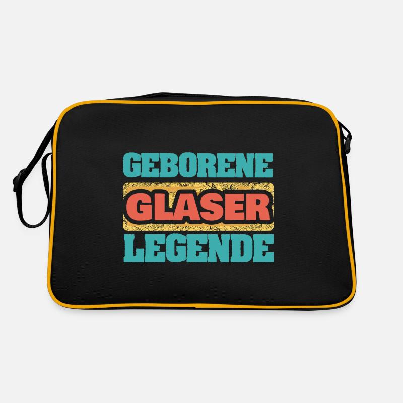 Geschenk für Glaser Retro Tasche