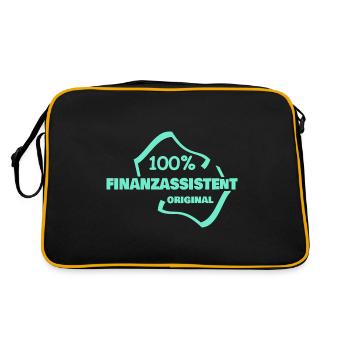 Occupation: Financial Assistant - Retro Bag - black/gold - Back