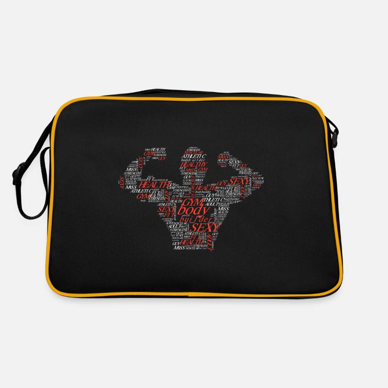 Gym Typography Retro Bag