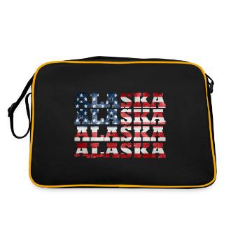 Alaska - Sac Retro - noir/or - Dos