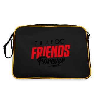 Amitié Meilleurs Amis - Sac Retro - noir/or - Dos