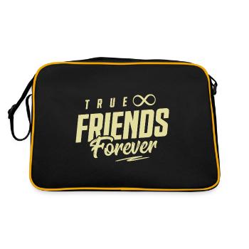 Amitié Meilleurs Amis - Sac Retro - noir/or - Dos