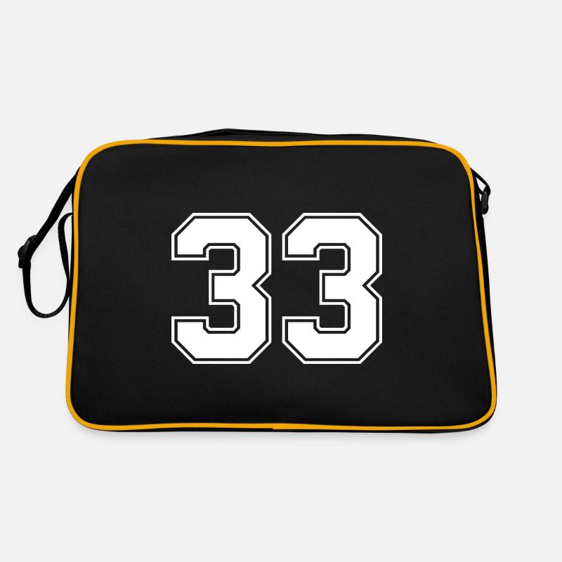 Maillot à 33 numéros Sac Retro