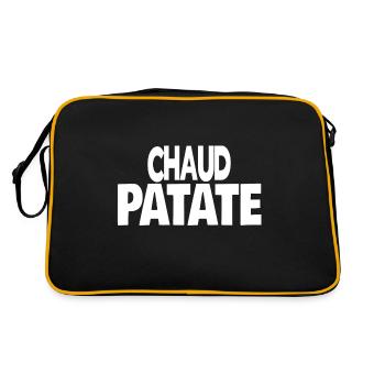 chaud patate - Sac Retro - noir/or - Dos