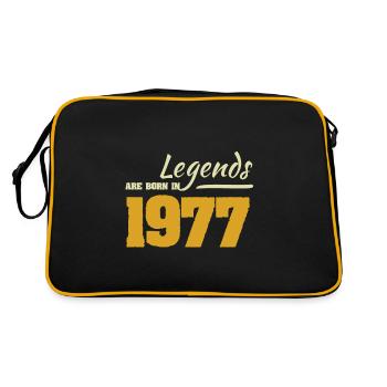 1977 - Sac Retro - noir/or - Dos