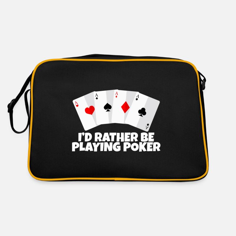 I'd Rather Be Playing Poker 2 Retro Bag