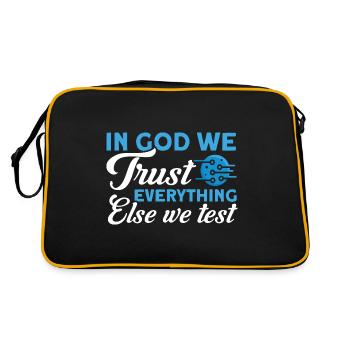 QA Engineer QA Tester Software Tester - Retro Bag - black/gold - Back