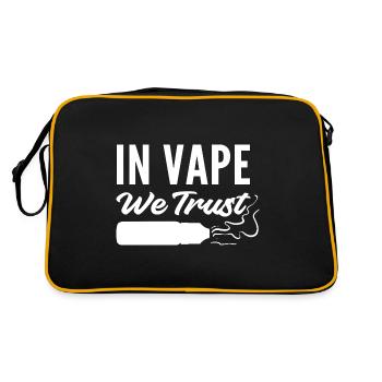 Super we trust nicotine addictive gift - Retro Bag - black/gold - Back