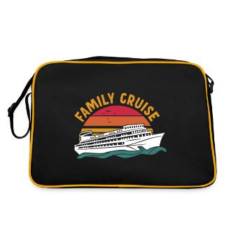 Family Cruise - Retro Bag - black/gold - Back