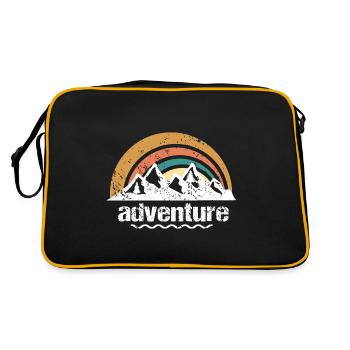 Aventure - Sac Retro - noir/or - Dos